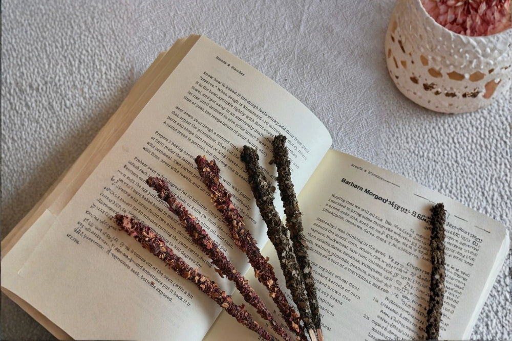 A Quiet Reading Ritual with Eucalyptus, Bay Leaf & Cedar Incense