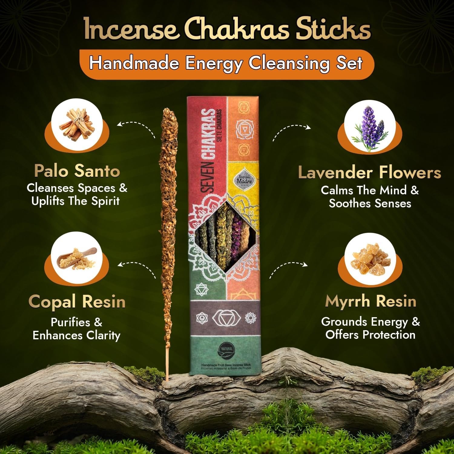 7 Chakras Incense