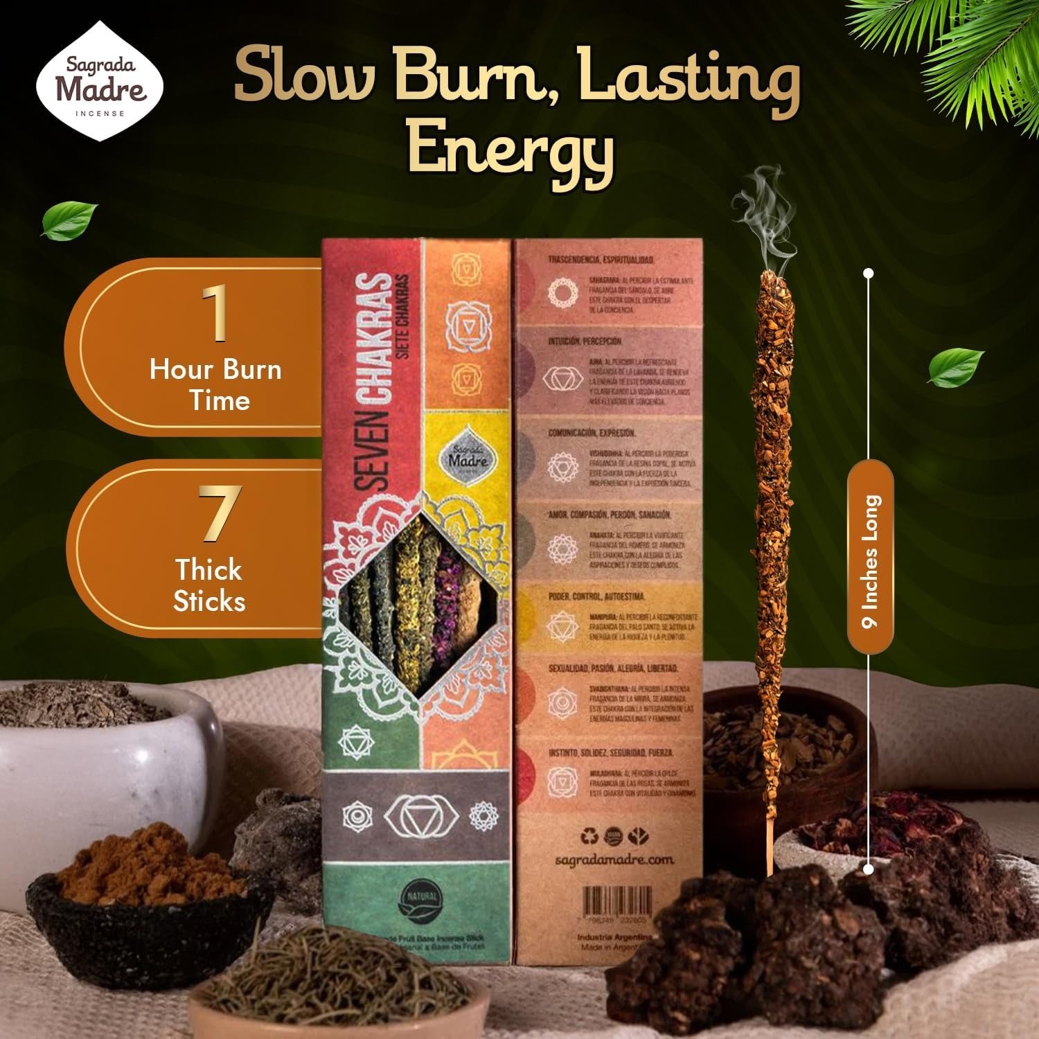 7 Chakras Incense